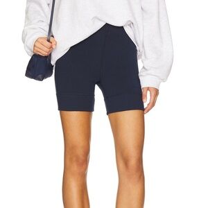 Free People Movement Navy Bike Shorts